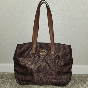 Calvin Klein Brown Designer Tote Bag